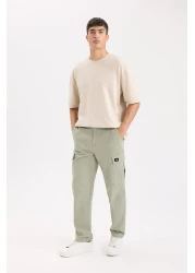 Defacto Relax Fit Trousers Straight Leg with Cargo Pockets D5967Ax25Sp