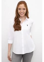 U.S. Polo Assn. Women's White Shirt