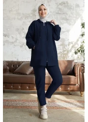 InStyle Amor Basic Double Suit - Dark Navy Blue