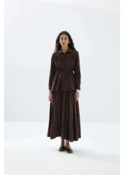 Tailors Room Kraşlı Shirt Suit - Bitter Coffee