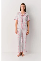 Suwen Elizabeth Masculine Pajama Set