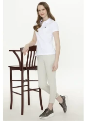 U.S. Polo Assn. White Women's T-Shirt