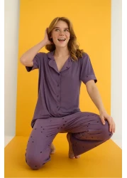 ELİTOL Bamboo Buttoned Pajama Set