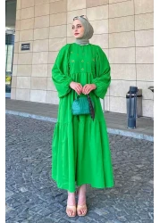 lamelif فستان إليكا صيفي أخضر