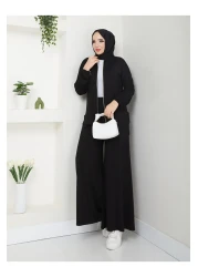 Moda Krash Modal Fabric Cardigan Sports Suit