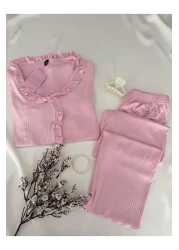MH Moony Homewears 2-Piece Verona Pink Special Fitted Pajamas Set