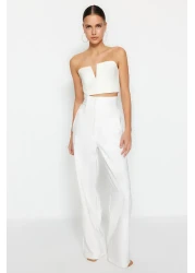  Collection بنطال مشد منسوج إكرو - TPRSS23PL00033