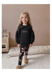 YİGİT BUTİK طقم بناتي مع طية صدر السترة من الترتر