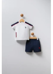 U.S. Polo Assn. Baby Boy Cotton 2-Piece Short Sleeve T-Shirt Set