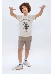 U.S. Polo Assn. Boy's Bermuda Set