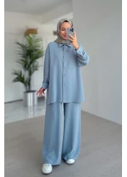 Ka Hijab Blue Pearl Set