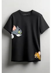 Merch&ice Tom and Jerry Printed Unisex T-Shirt