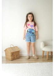 SANTRALBEBE Girl's Shorts Kuromi Printed Suit