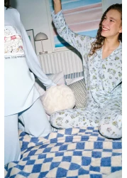 Penti Lazy Weekend Light Blue Shirt Pants Pajama Set