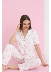 ELİTOL BURLAP BUTTONED PYJAMA SET