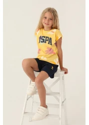 U.S. Polo Assn. U.S. Polo Assn Licensed Leaf Girls' Shorts Set