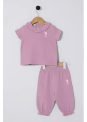 U.S. Polo Assn. U.S. Polo Assn. Baby Girl Top and Bottom Set