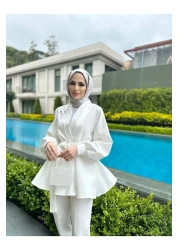 SSDESİNG Flounced Crepe Set