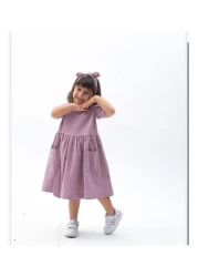 Zelhankids Girl's 2-Piece Muslin Dress