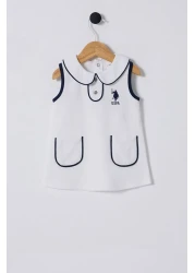 U.S. Polo Assn. US Polo AssnBaby Girl Cream Dress