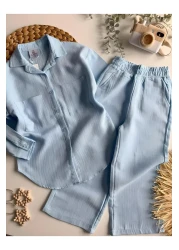 KETBaby Oversize Muslin Unisex Shirt Children's Set