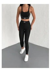 Butik طقم مكون من قطعتين مع بنطلون ضيق باللون الأسود