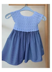 R&S Summer Children's Dress Is Hand Knitted