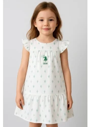 U.S. Polo Assn. U.S. Polo Assn. Baby Girl Ecru Dress