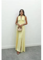 Havoş فستان الرسن الأصفر