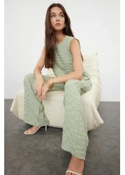  Collection Mint Wrapped Woven Blouse-Pant Set Twoss24Au00132