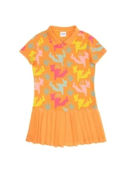U.S. Polo Assn. Orange Knitted Girl's Dress -50265632-VR051