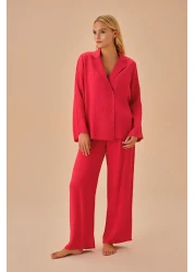 Suwen Angelina Masculine Pajama Set