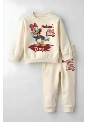 MYADA Premium National Duck Printed Bottom Top Kids Suit 22466