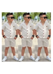 ALPİDS طقم رجالي - قماش الوافل، قطن