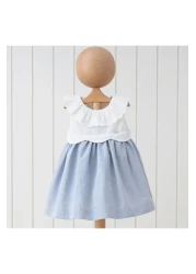 Butik Baby Girl Embroidered Lined Zippered Dress