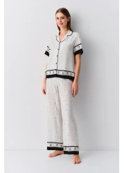 Suwen Monogram Masculine Pajama Set
