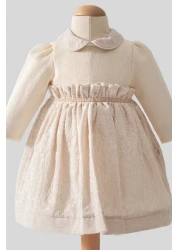 MixMax Bebe Baby Girl Embroidery Motif 100% Cotton Dress