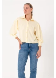 SCREENSHOT Women's 100% Viscose Yellow Blouse / Ideal for Casual and Special Occasions