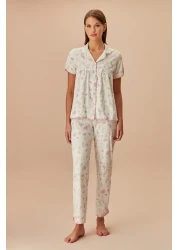 Suwen Butterfly Masculine Pajama Set