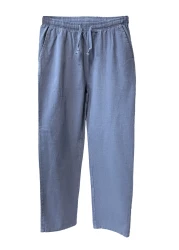 Çapıt Cotton/Linen Blended Gray Super Comfortable Pants