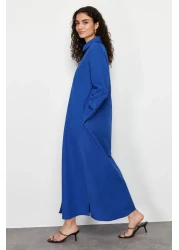  Modest فستان قميص منسوج بأزرار من Saks TCTSS24EB00137