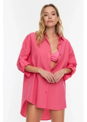  Collection Pink Woven Shirt TBESS22GO0664