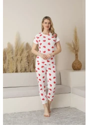 PİJART Women's Cotton Pajama Set