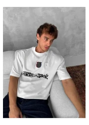 SENTİNEL WEAR Barça Embroidered T-Shirt (Travis Scott Special Design)