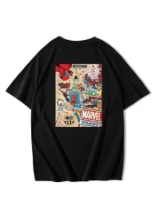 BRZ COLLECTION Marvel Oversize Unisex Schedule Book T-shirt