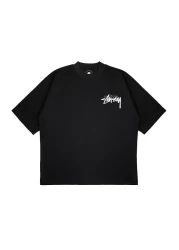 PURE EFFECT Unisex Bilardo Glass Broken Printed Boxy Fit Thick Fabric T-Shirt