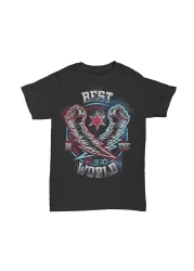 LEIVOR Cm Punk Hell Froze over Printed Cotton T-Shirt