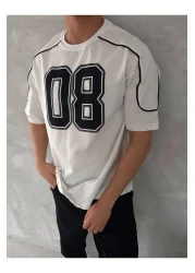 İLKCET MODA Digital Printed Unisex Oversize Tshirt