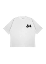 PURE EFFECT تي شيرت من القماش السميك مطبوع عليه كرة بيلاردو للجنسين