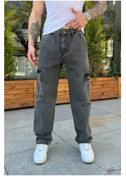 serline السراويل البضائع الفضفاضة أنثراسايت